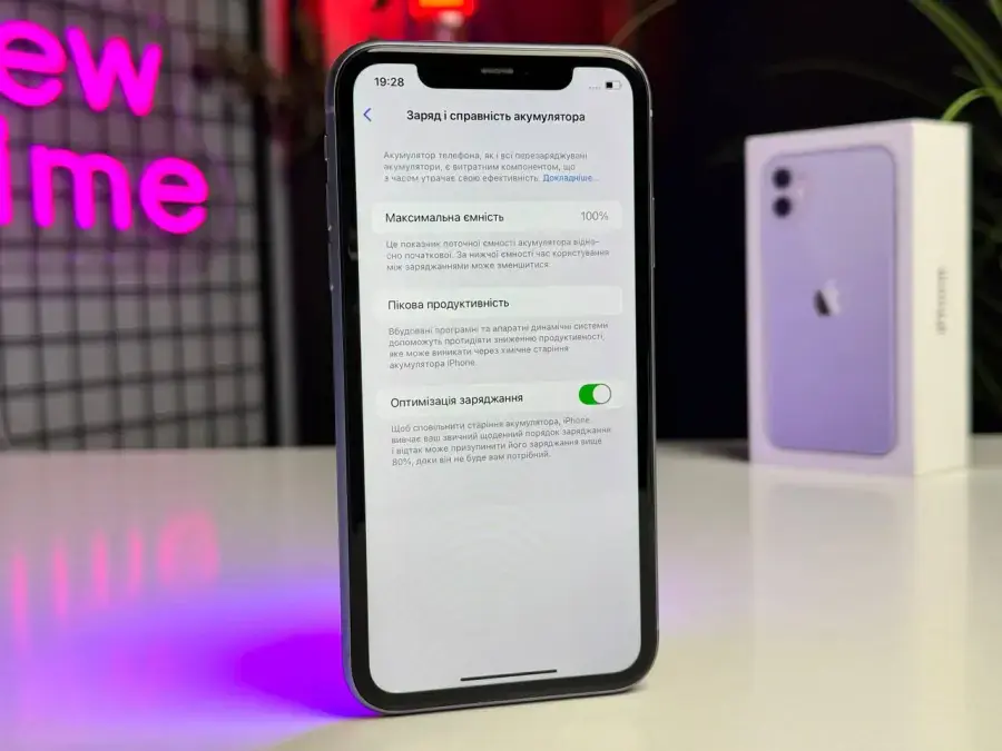 Б/У Apple iPhone 11 64GB Purple (MWLC2) - Состояние: идеальный | Аккумулятор: 100% | Комплектация: полный | Гарантія: 1 мес.