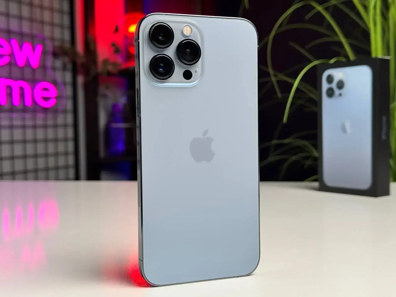 Б/У Apple iPhone 13 Pro Max 256GB Sierra Blue (MLKV3, MLLE3) - Состояние: хороший | Аккумулятор: 100% | Комплектация: полный | Гарантія: 1 мес.