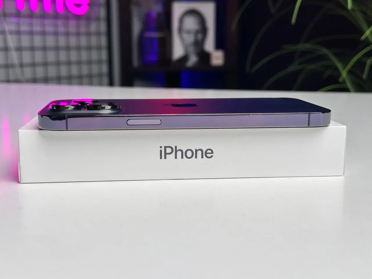 Б/У Apple iPhone 14 Pro Max 128GB Deep Purple (MQ9T3) - Состояние: хороший | Аккумулятор: 100% | Комплект: полный | Гарантія: 1 мес.