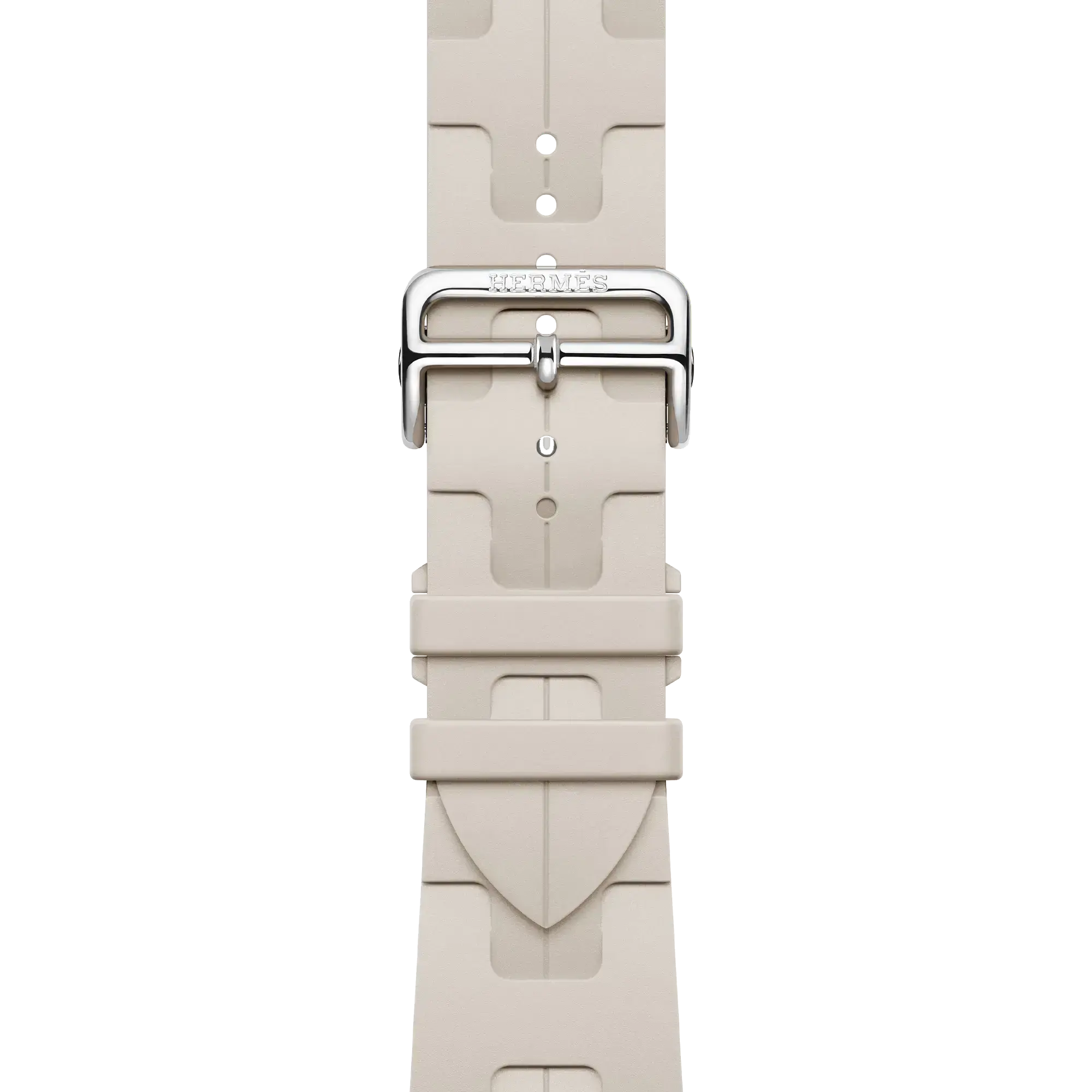 Apple Watch Hermès Series 10 GPS + Cellular 46mm Silver Titanium Case with Béton Kilim Single Tour (MX193+MXJL3)