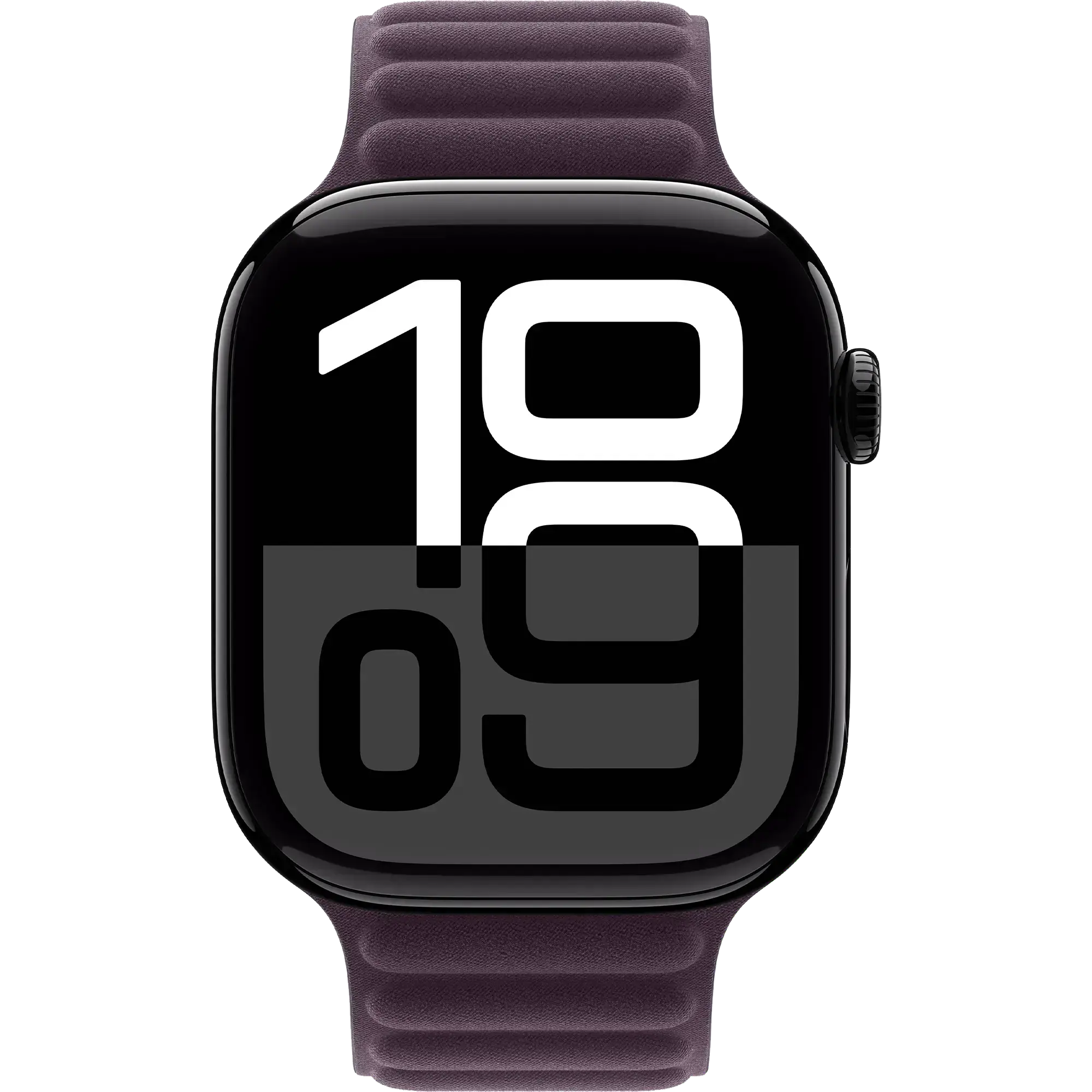 Apple Watch Series 10 GPS + Cellular 46mm Jet Black Aluminum Case with Blackberry Magnetic Link - M/L (MX133+MXWU3)