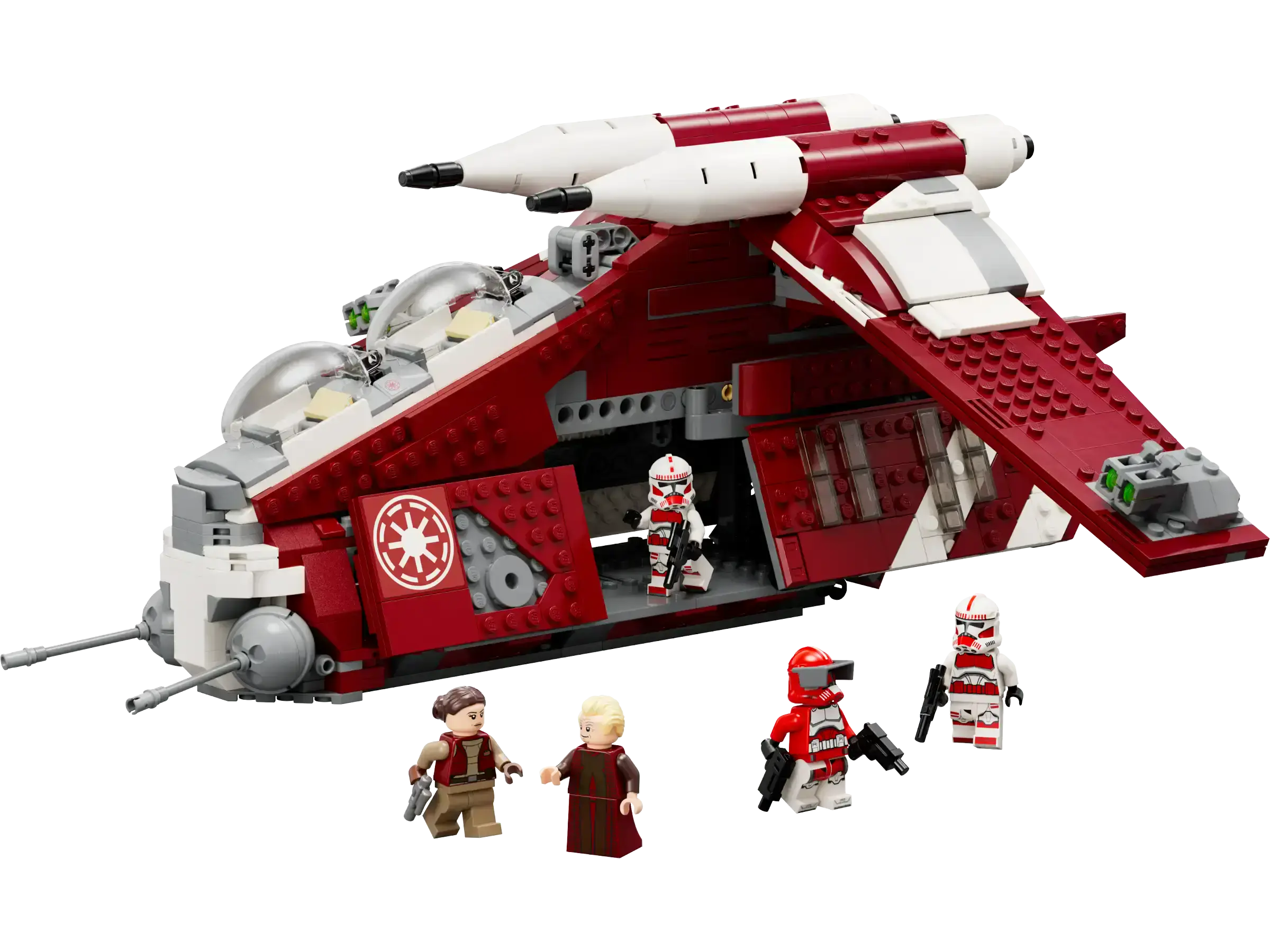 Блочный конструктор LEGO Star Wars Бойовий корабель Корусантської варти (75354)