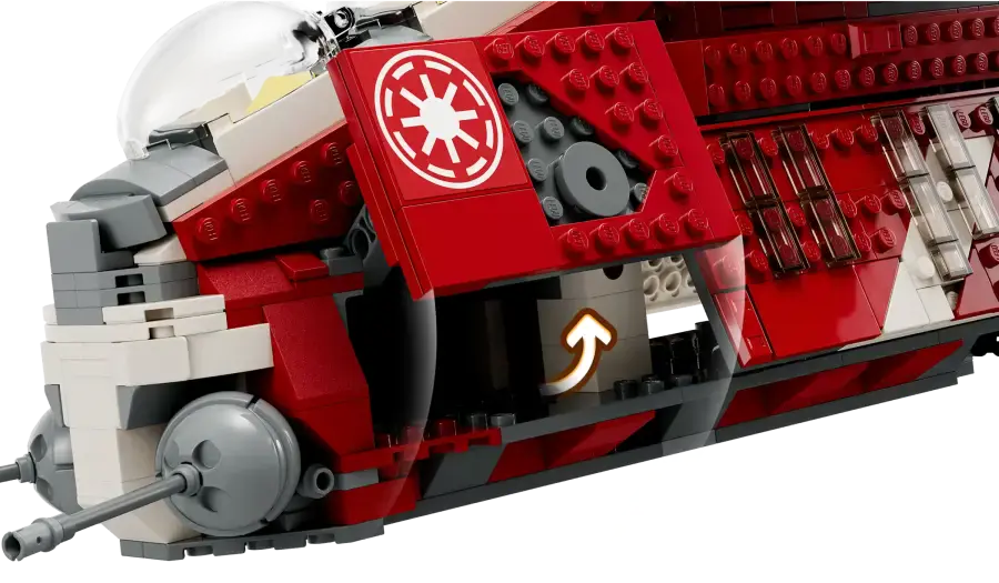 Блоковий конструктор LEGO Star Wars Бойовий корабель Корусантської варти (75354)