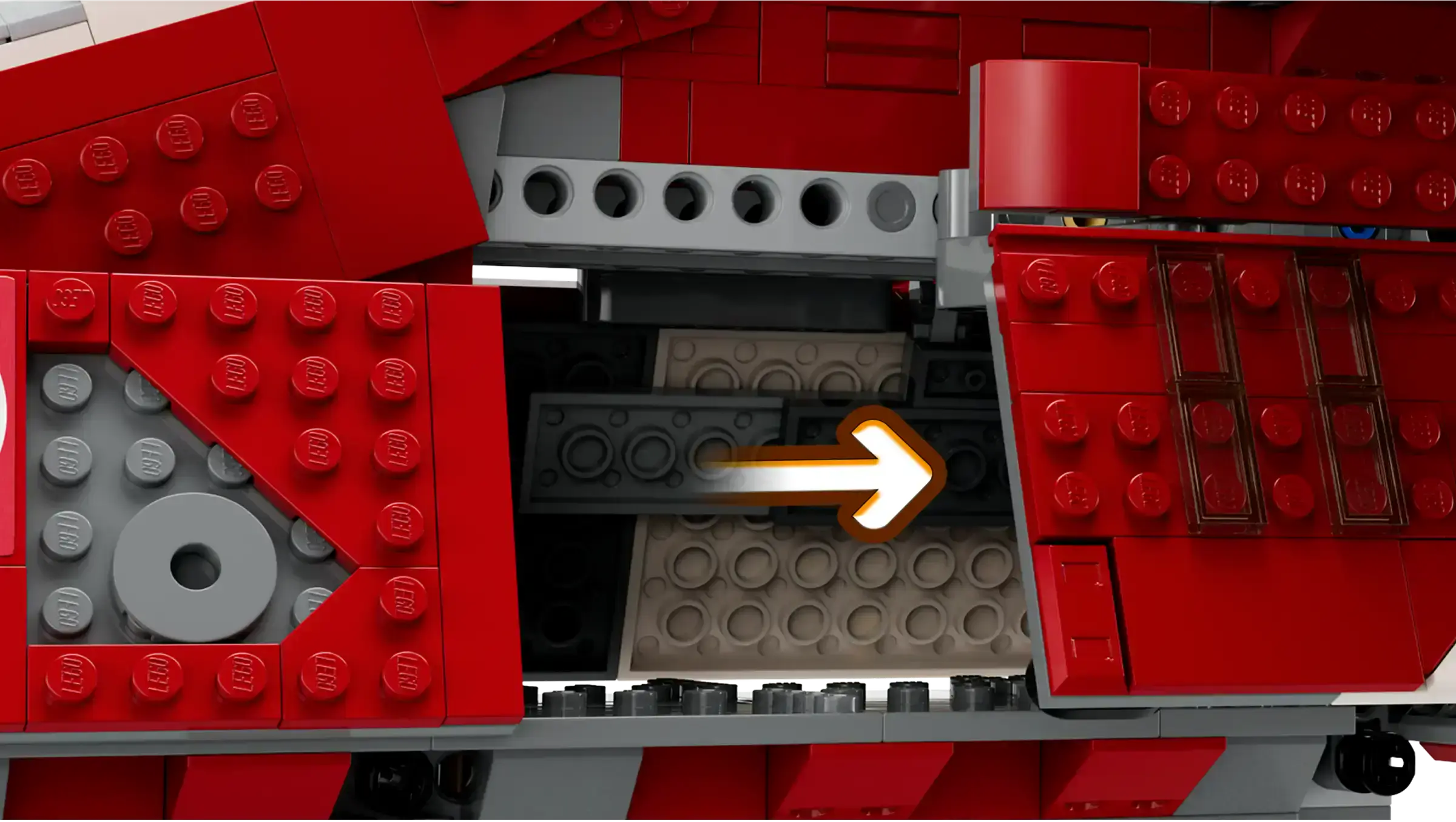 Блочный конструктор LEGO Star Wars Бойовий корабель Корусантської варти (75354)