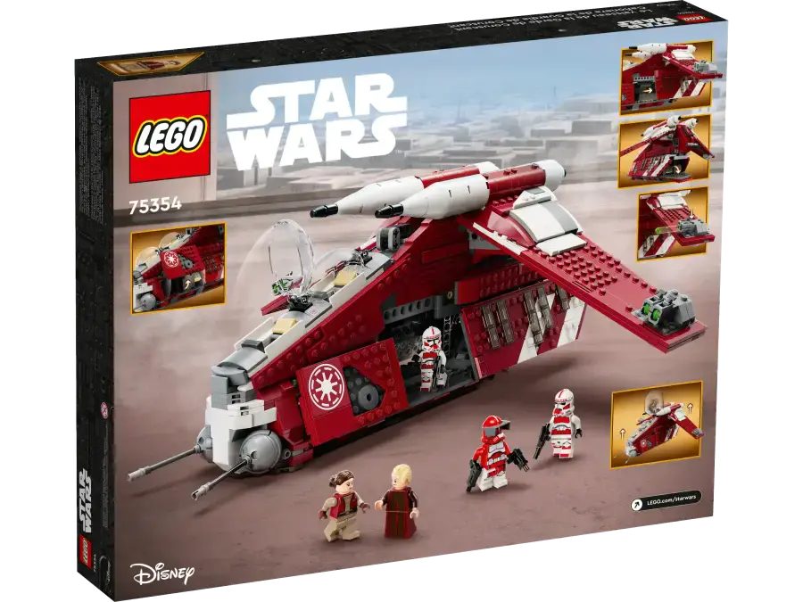 Блоковий конструктор LEGO Star Wars Бойовий корабель Корусантської варти (75354)