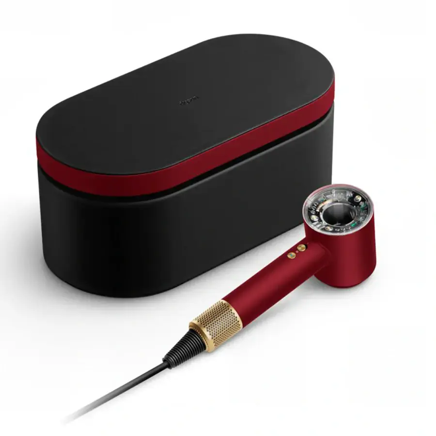 Фен для волосся Dyson Supersonic HD16 Nural Curly+Coily - Red Velvet/Gold (594823-01) EU