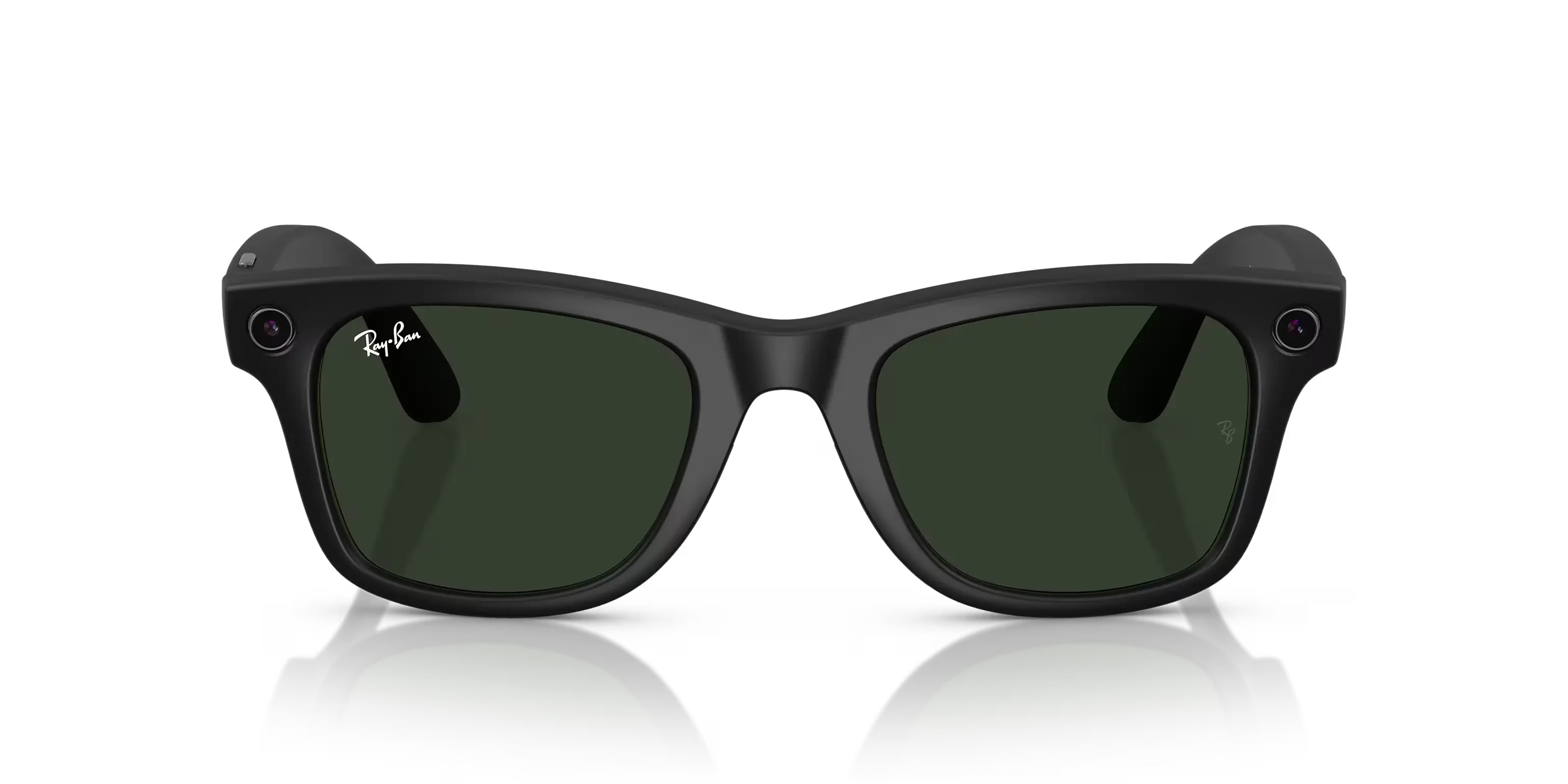 OPEN BOX Смарт-очки Ray-Ban | Meta Wayfarer Large - Matte Black / Clear to Graphite Green Transitions (RW4008 601S1M 53-22)