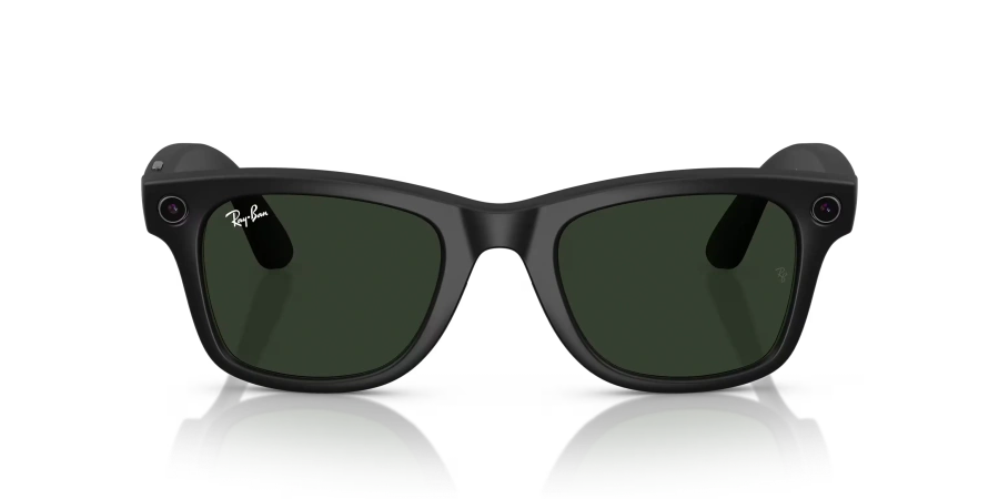 OPEN BOX Смарт-очки Ray-Ban | Meta Wayfarer Large - Matte Black / Clear to Graphite Green Transitions (RW4008 601S1M 53-22)