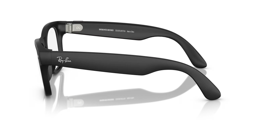 OPEN BOX Смарт-очки Ray-Ban | Meta Wayfarer Large - Matte Black / Clear to Graphite Green Transitions (RW4008 601S1M 53-22)