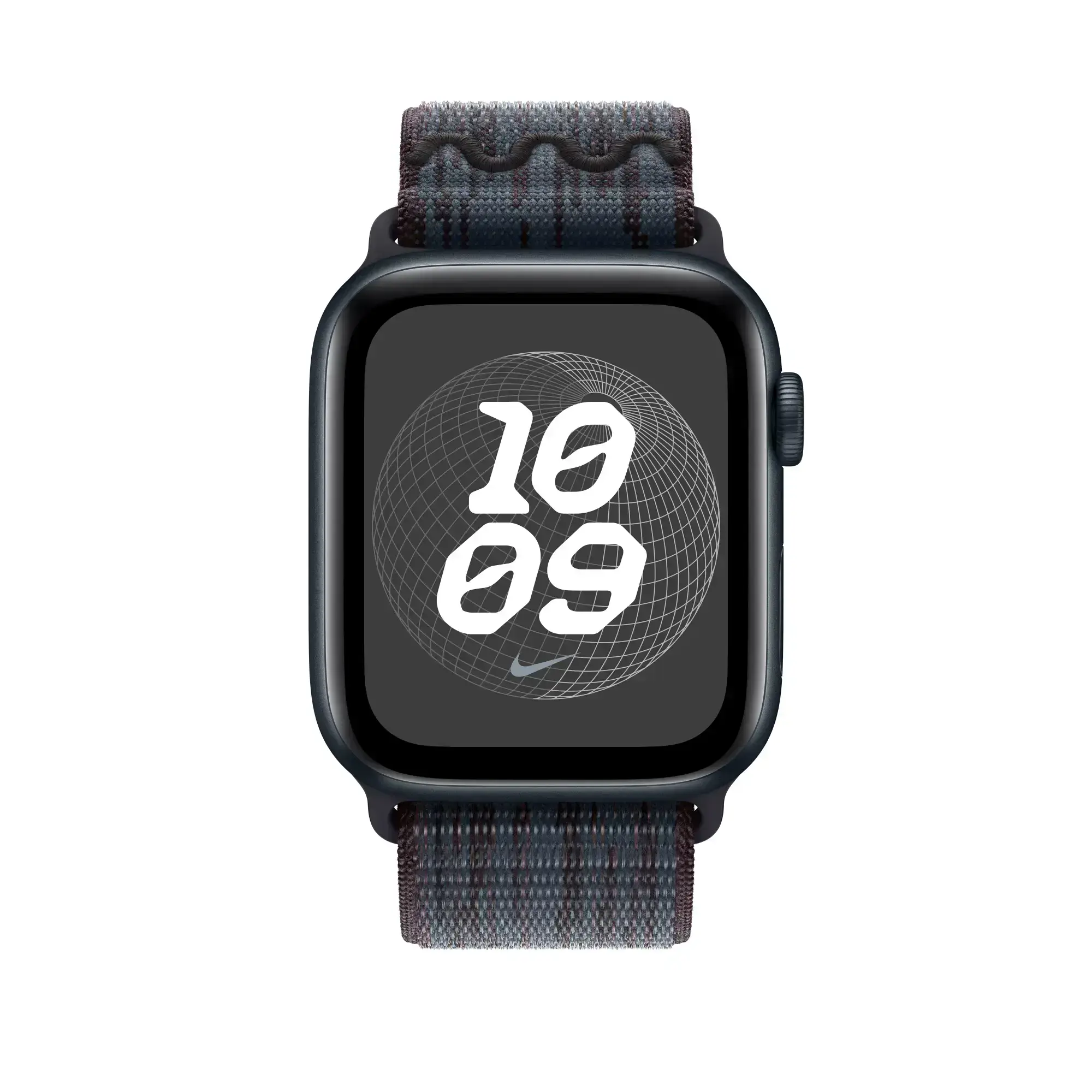 Ремінець Apple Black/Blue Nike Sport Loop для Apple Watch 44/45/46/49mm (MYJD3)