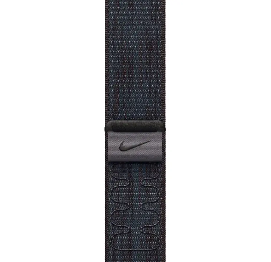 Ремінець Apple Black/Blue Nike Sport Loop для Apple Watch 44/45/46/49mm (MYJD3)