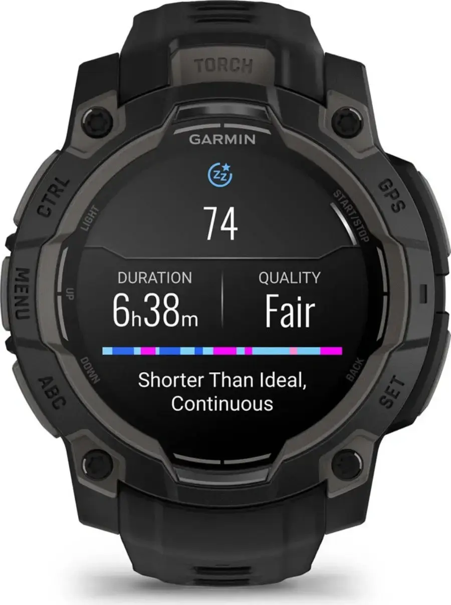 Смарт-годинник Garmin Instinct 3 45mm AMOLED Black with Black Band (010-02936-00)