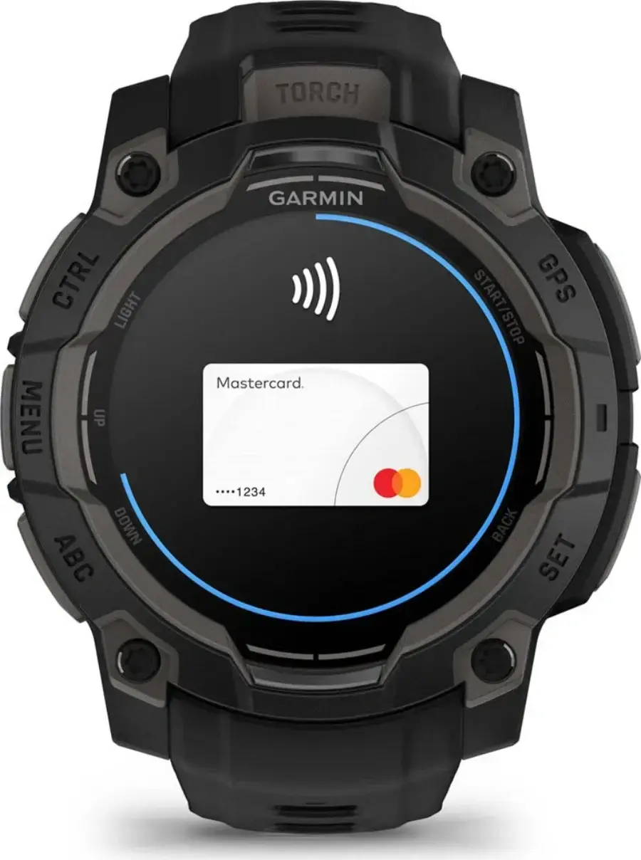 Смарт-годинник Garmin Instinct 3 45mm AMOLED Black with Black Band (010-02936-00)