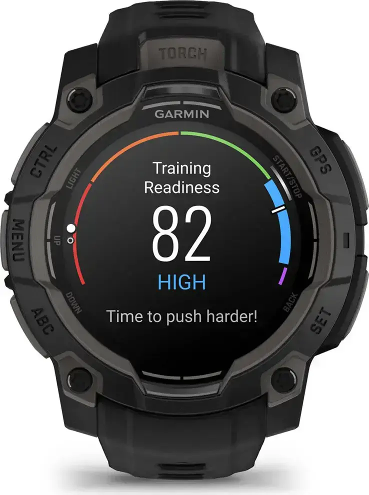 Смарт-годинник Garmin Instinct 3 45mm AMOLED Black with Black Band (010-02936-00)