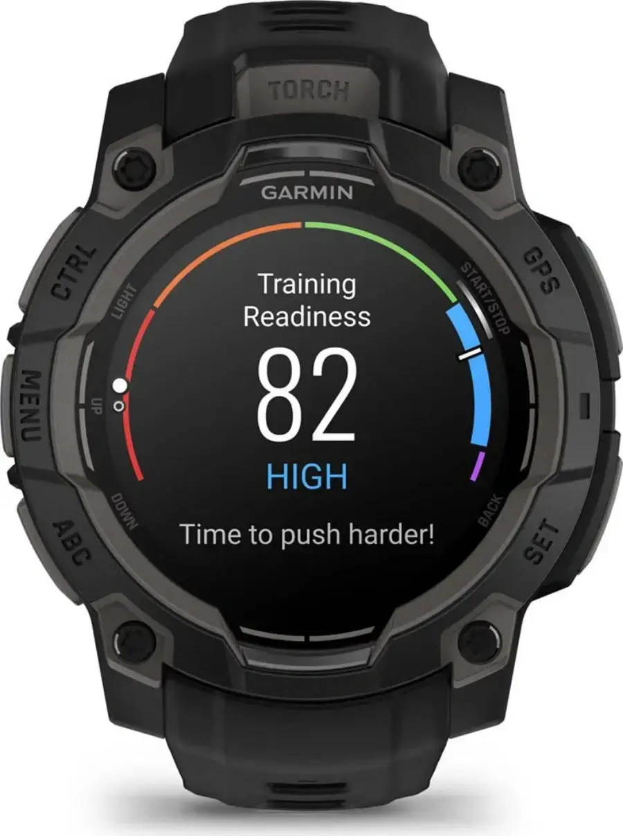Смарт-годинник Garmin Instinct 3 45mm AMOLED Black with Black Band (010-02936-00)