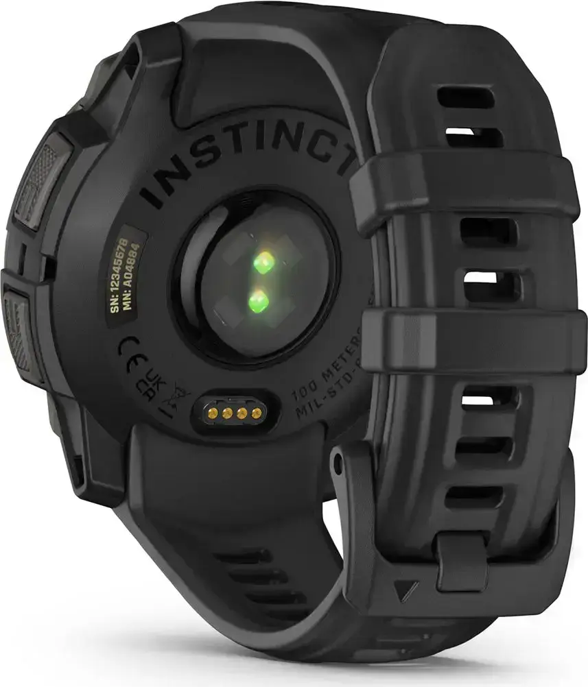 Смарт-годинник Garmin Instinct 3 45mm AMOLED Black with Black Band (010-02936-00)
