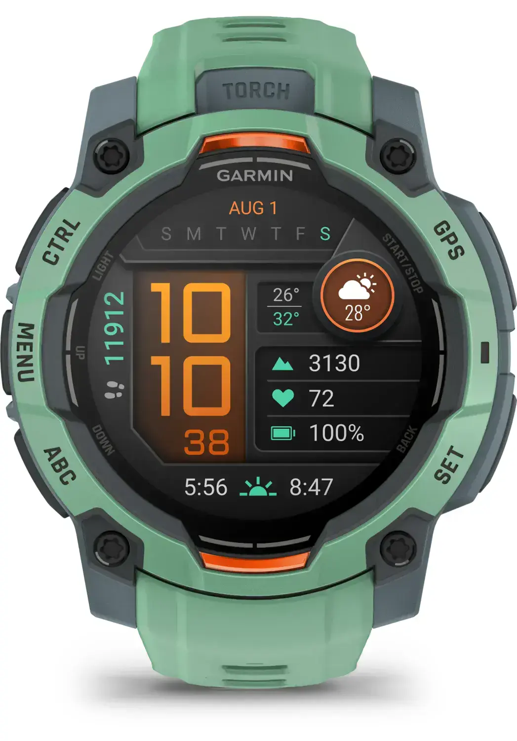 Смарт-часы Garmin Instinct 3 45mm AMOLED Neo Tropic with Neo Tropic Band (010-02936-01)