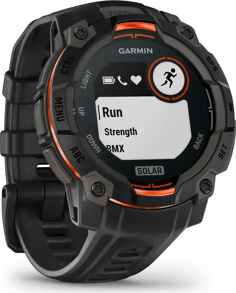 Смарт-годинник Garmin Instinct 3 45mm Solar Black with Black Band (010-02934-00)