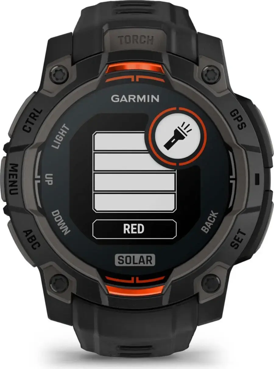 Смарт-годинник Garmin Instinct 3 45mm Solar Black with Black Band (010-02934-00)