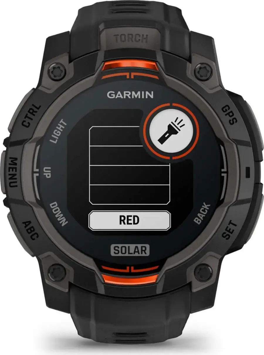 Смарт-годинник Garmin Instinct 3 45mm Solar Black with Black Band (010-02934-00)
