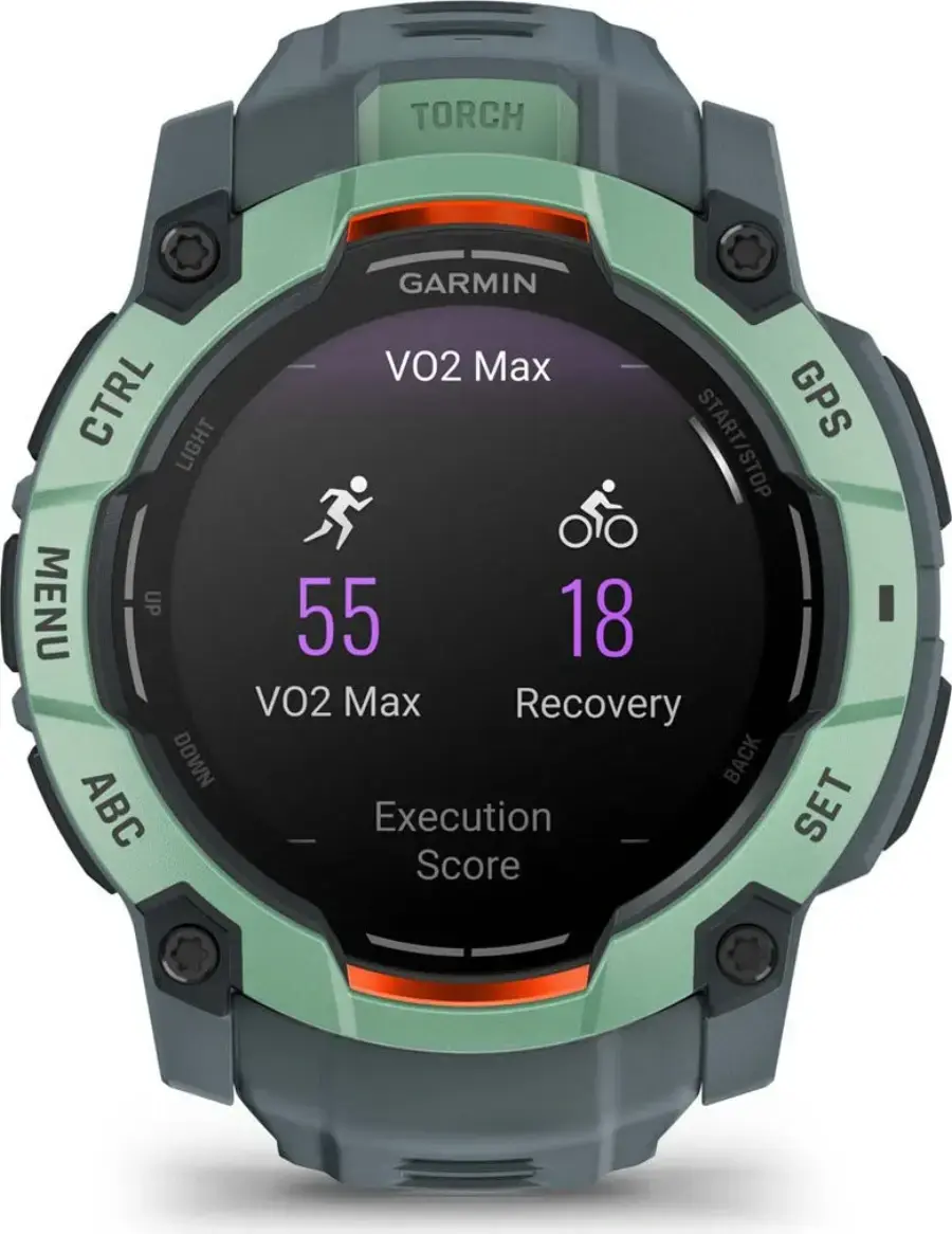 Смарт-годинник Garmin Instinct 3 50mm AMOLED Neo Tropic with Twilight Band (010-03020-01)