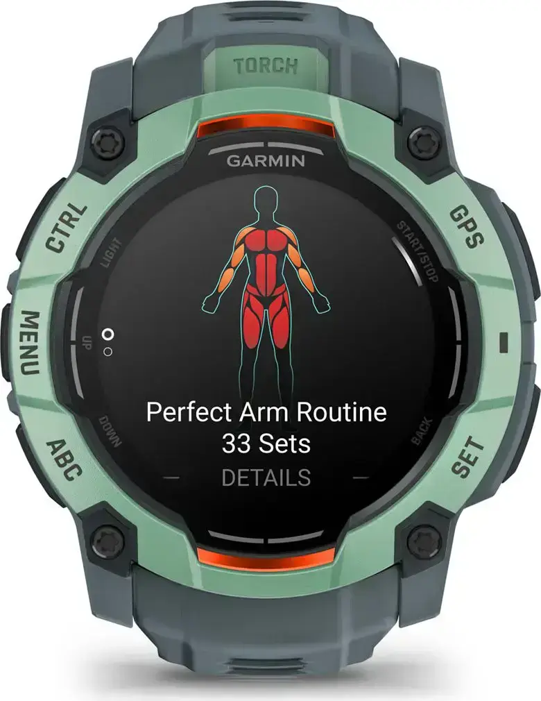 Смарт-часы Garmin Instinct 3 50mm AMOLED Neo Tropic with Twilight Band (010-03020-01)