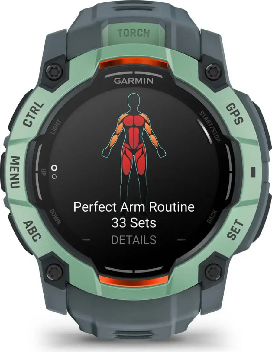 Смарт-годинник Garmin Instinct 3 50mm AMOLED Neo Tropic with Twilight Band (010-03020-01)