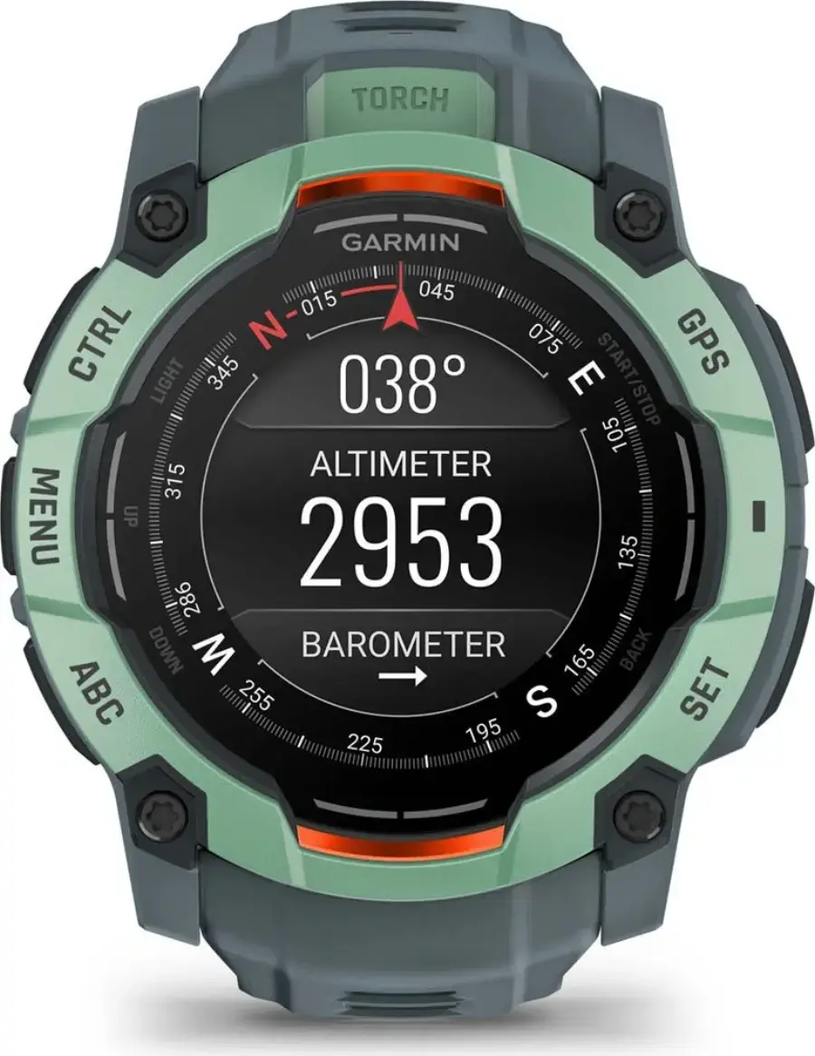 Смарт-годинник Garmin Instinct 3 50mm AMOLED Neo Tropic with Twilight Band (010-03020-01)