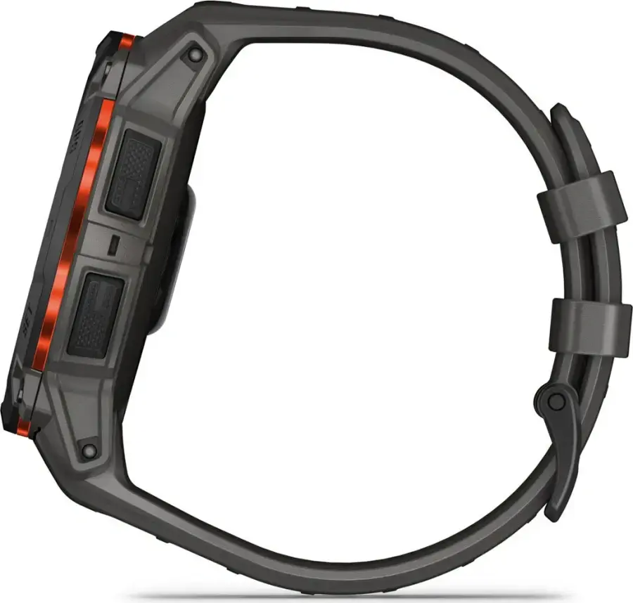 Смарт-годинник Garmin Instinct 3 50mm Solar Black with Charcoal Band (010-02935-00)