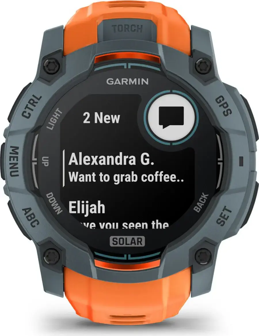 Смарт-годинник Garmin Instinct 3 50mm Solar Twilight with Solstice Band (010-02935-01)