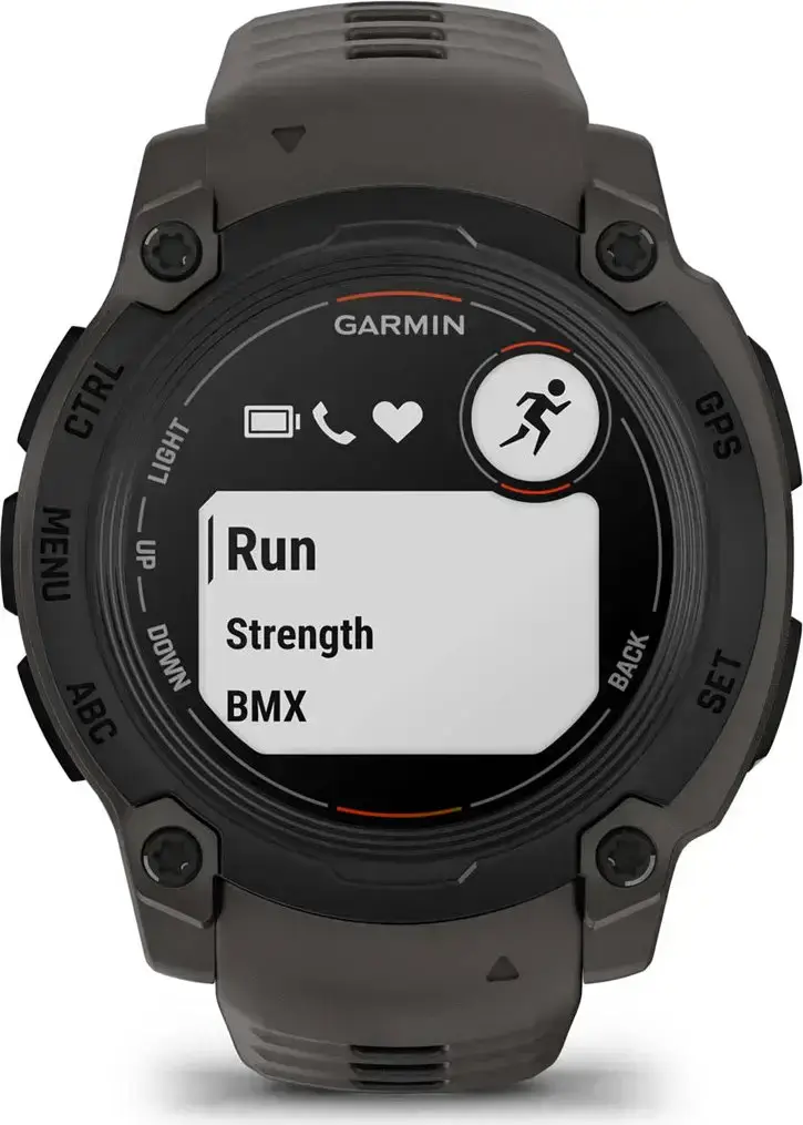 Смарт-годинник Garmin Instinct E 40mm Black with Charcoal Band (010-02932-00)