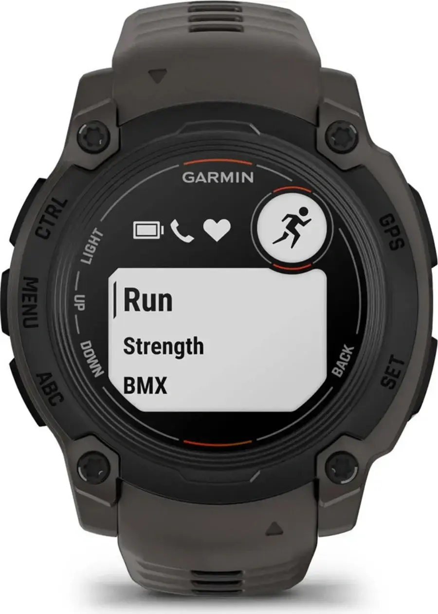 Смарт-годинник Garmin Instinct E 40mm Black with Charcoal Band (010-02932-00)