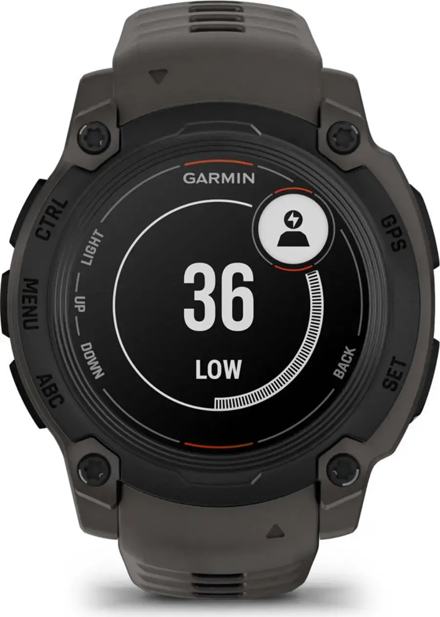 Смарт-годинник Garmin Instinct E 40mm Black with Charcoal Band (010-02932-00)