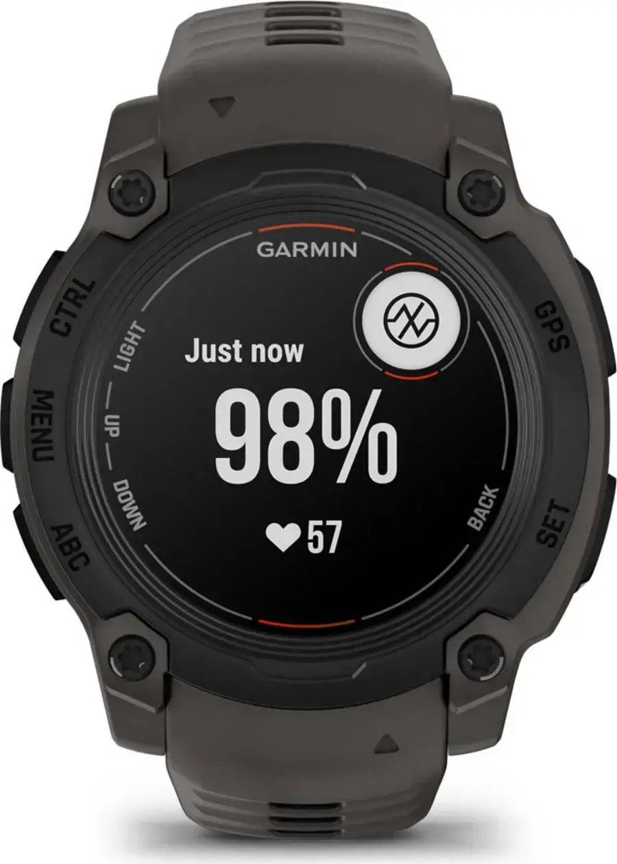 Смарт-годинник Garmin Instinct E 40mm Black with Charcoal Band (010-02932-00)