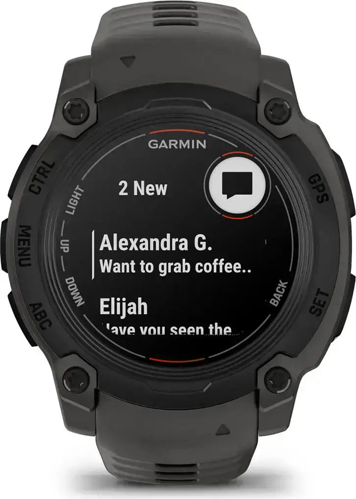 Смарт-годинник Garmin Instinct E 40mm Black with Charcoal Band (010-02932-00)