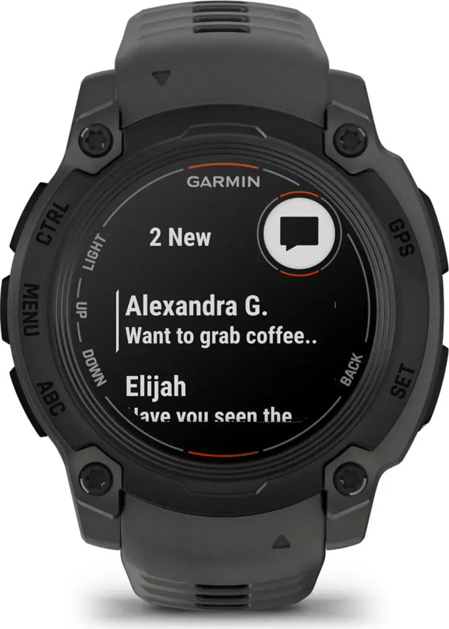 Смарт-годинник Garmin Instinct E 40mm Black with Charcoal Band (010-02932-00)