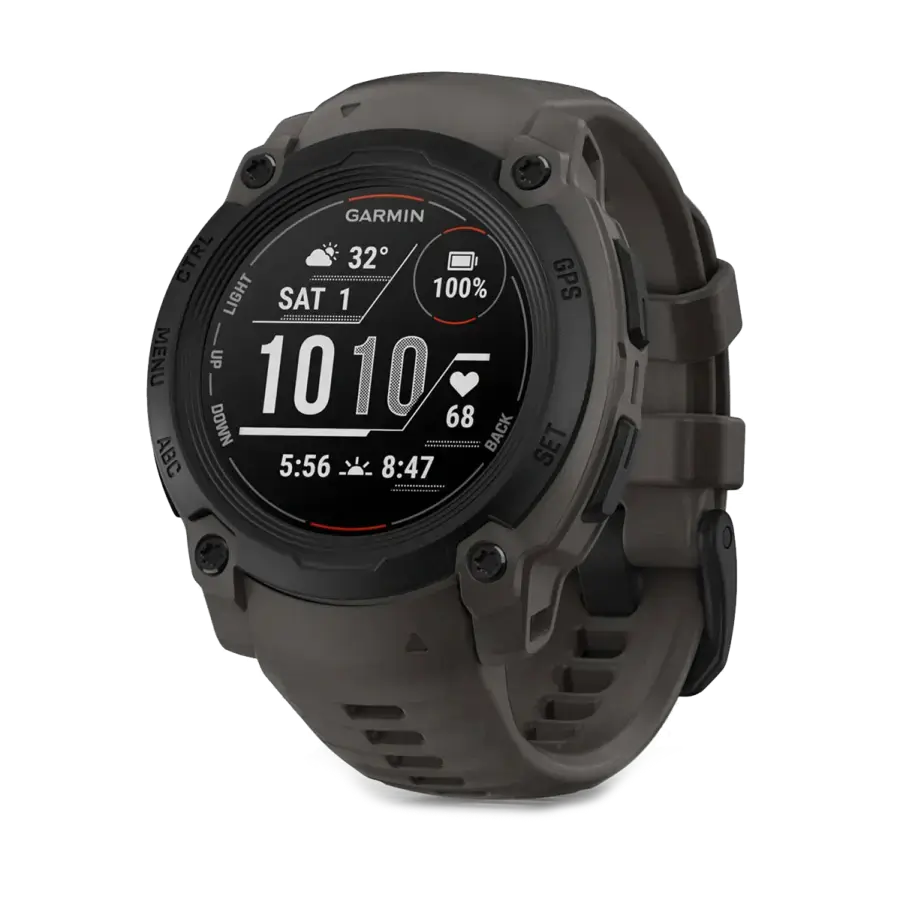 Смарт-годинник Garmin Instinct E 40mm Black with Charcoal Band (010-02932-00)