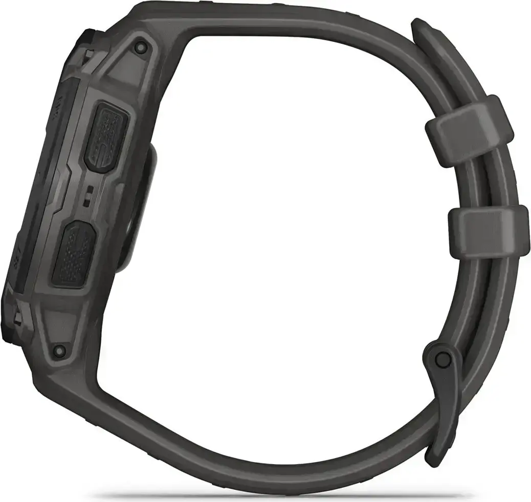 Смарт-годинник Garmin Instinct E 45mm Black with Charcoal Band (010-02933-00)