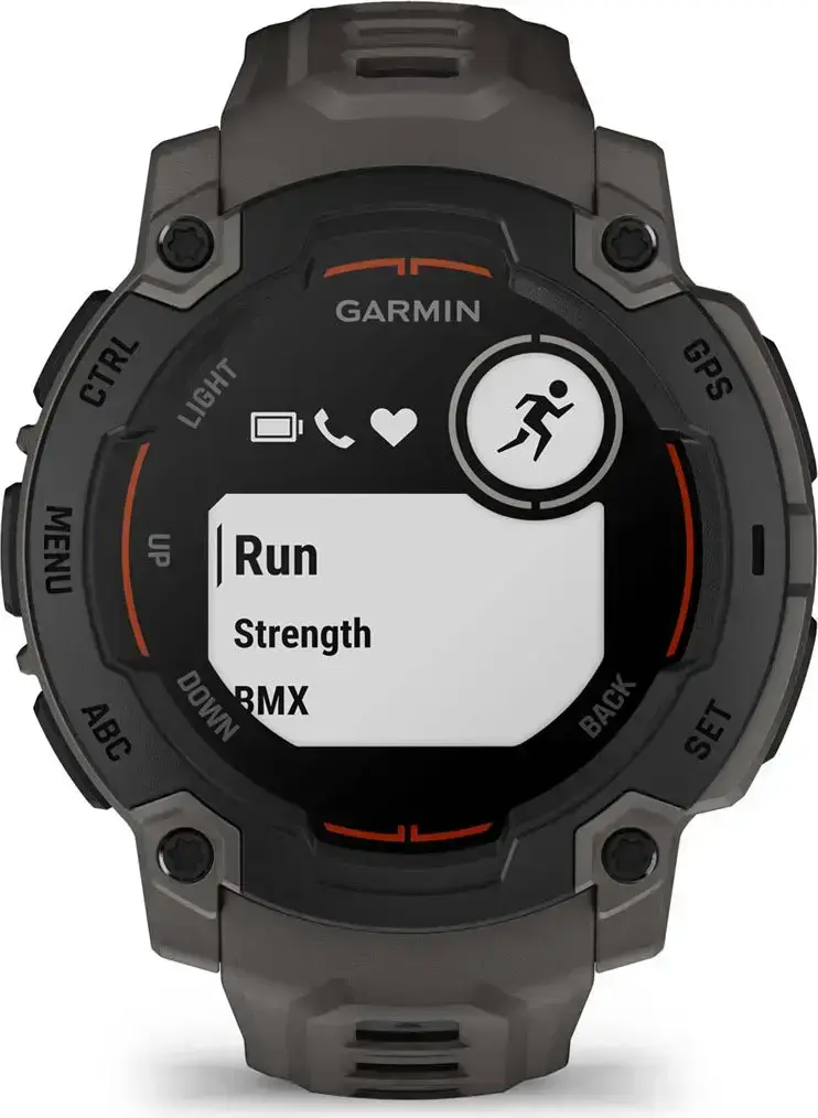 Смарт-годинник Garmin Instinct E 45mm Black with Charcoal Band (010-02933-00)