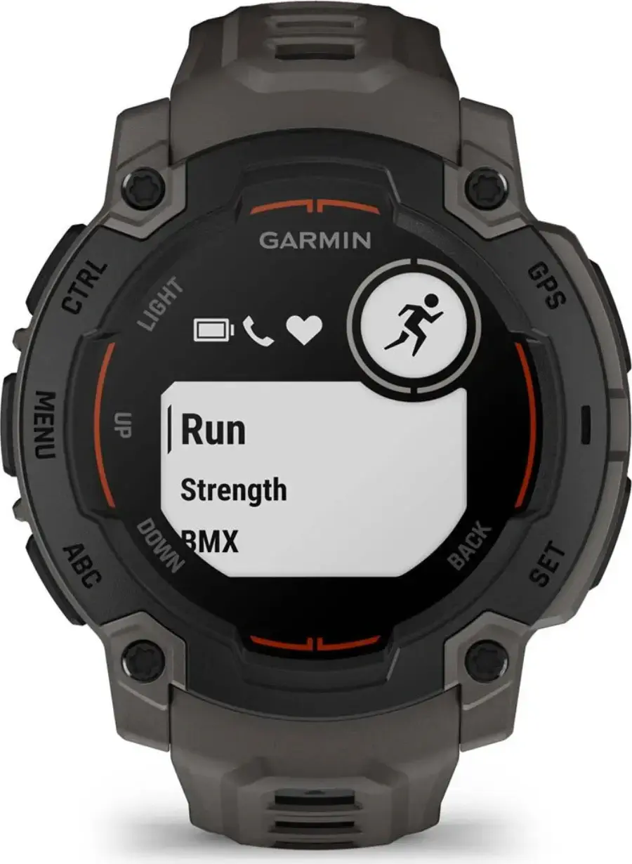 Смарт-годинник Garmin Instinct E 45mm Black with Charcoal Band (010-02933-00)