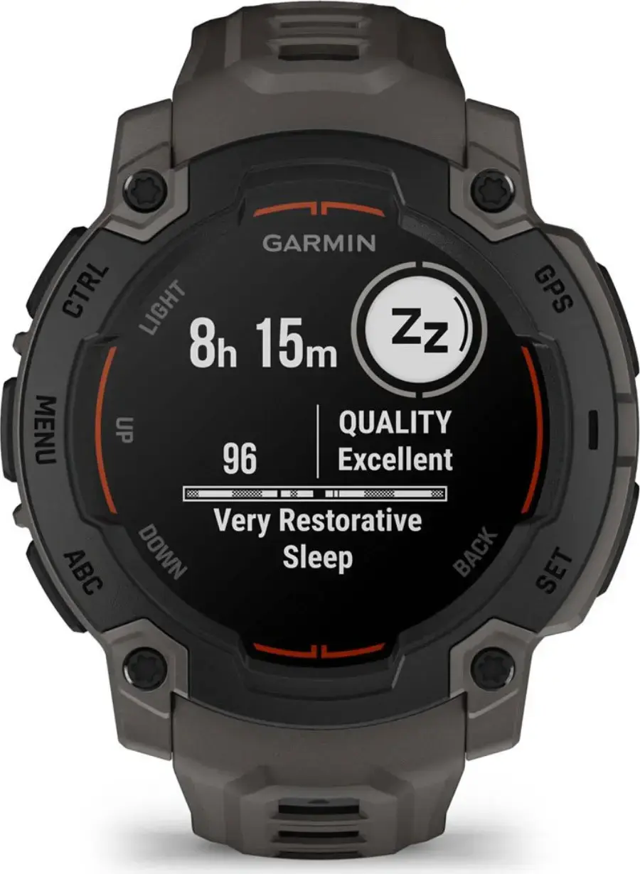 Смарт-годинник Garmin Instinct E 45mm Black with Charcoal Band (010-02933-00)