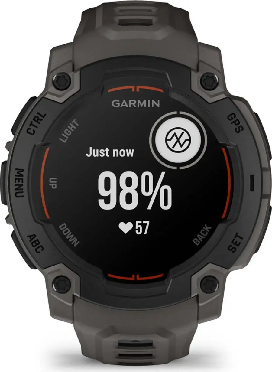 Смарт-годинник Garmin Instinct E 45mm Black with Charcoal Band (010-02933-00)