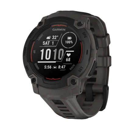 Смарт-часы Garmin Instinct E 45mm Black with Charcoal Band (010-02933-00)