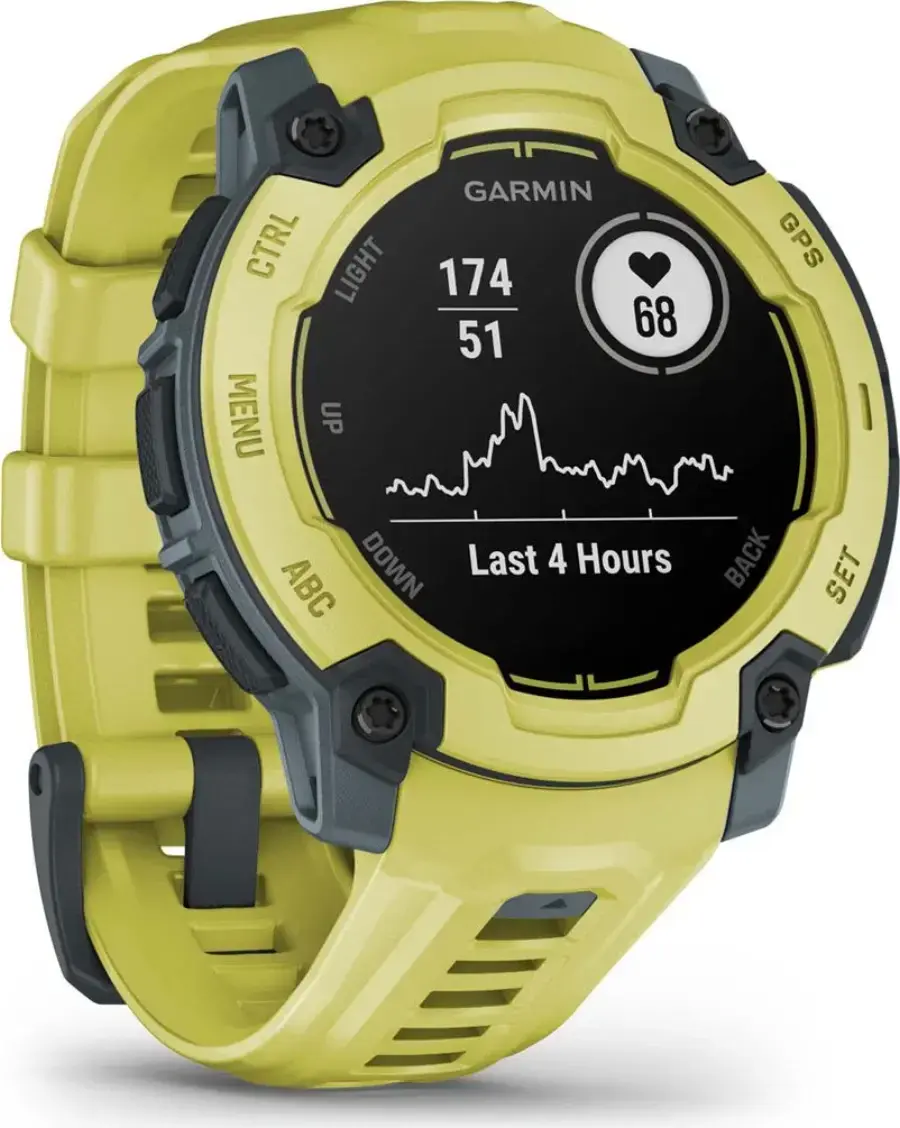 Смарт-годинник Garmin Instinct E 45mm Electric Lime with Electric Lime Ban (010-02933-01)