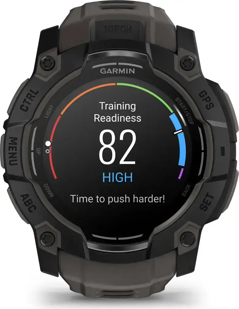 Смарт-часы Garmin Instinct 3 50mm AMOLED Black with Charcoal Band (010-03020-00)