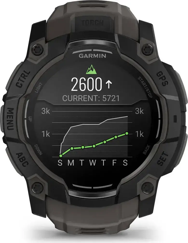 Смарт-часы Garmin Instinct 3 50mm AMOLED Black with Charcoal Band (010-03020-00)