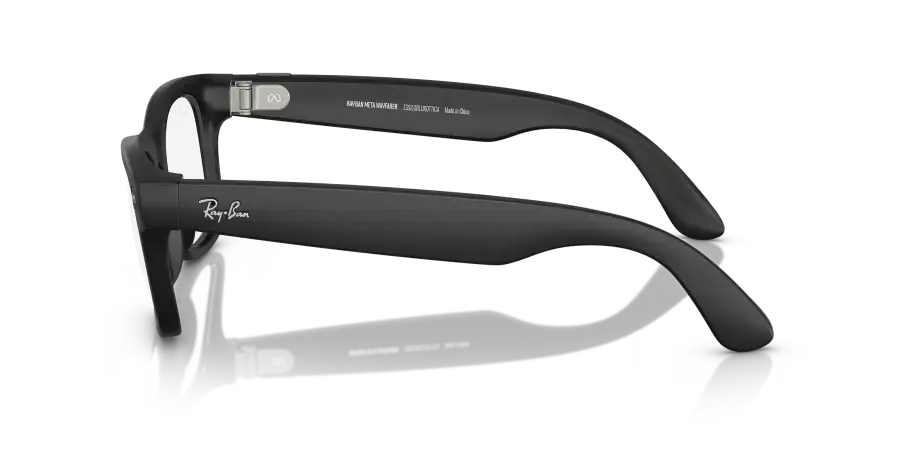 Смарт-очки Ray-Ban | Meta Wayfarer Large - Matte Black / Clear to Graphite Green Transitions (RW4008 601S1M 53-22)