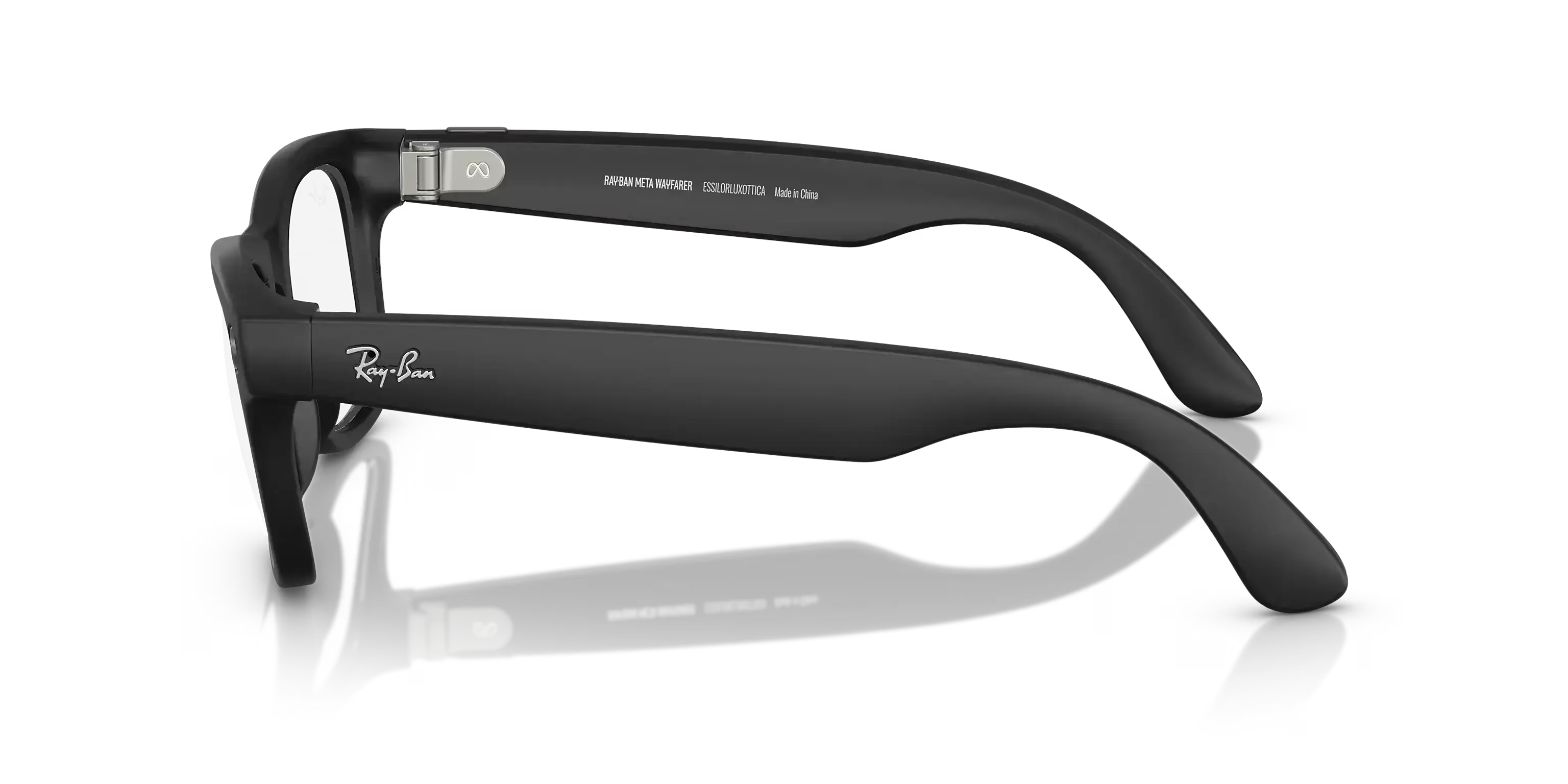 Смарт-окуляри Ray-Ban | Meta Wayfarer Standard - Matte Black / Clear to Graphite Green Transitions (RW4006 601S1M 50-22)