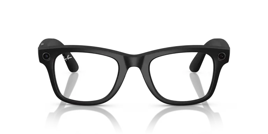 Смарт-окуляри Ray-Ban | Meta Wayfarer Standard - Shiny Black / Clear to Graphite Green Transitions (RW4006 601/SB50 50-22)