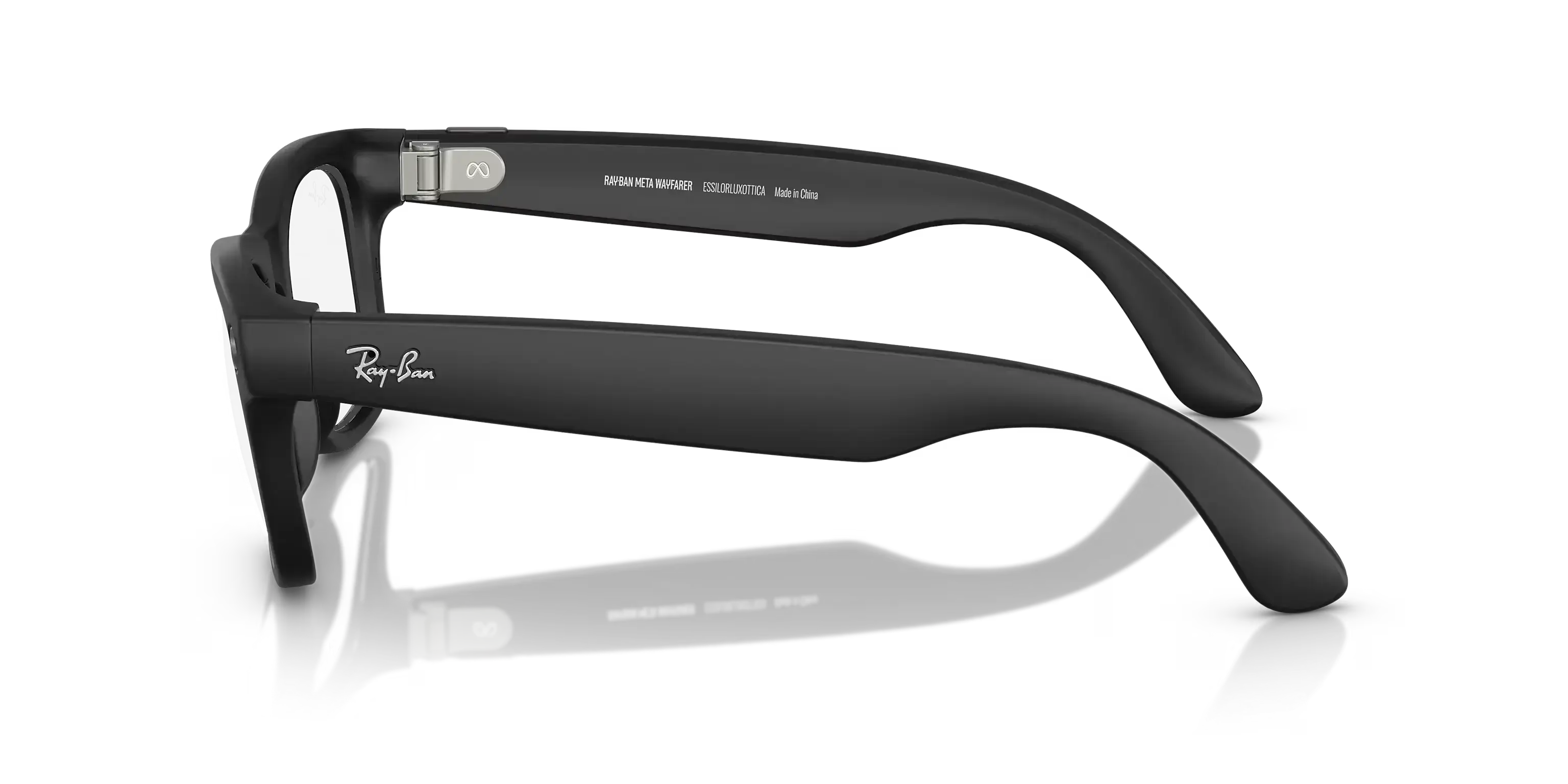 Смарт-очки Ray-Ban | Meta Wayfarer Standard - Shiny Black / Clear to Graphite Green Transitions (RW4006 601/SB50 50-22)